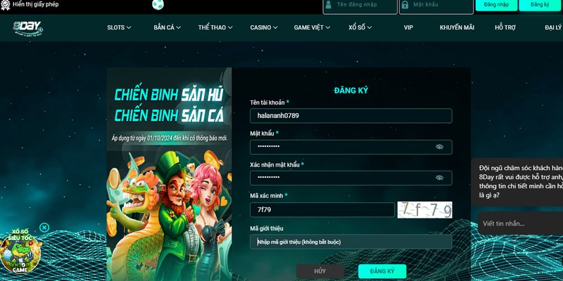 Khi đăng ký 8Day, anh em sẽ được tận hưởng những điều tuyệt vời nhất